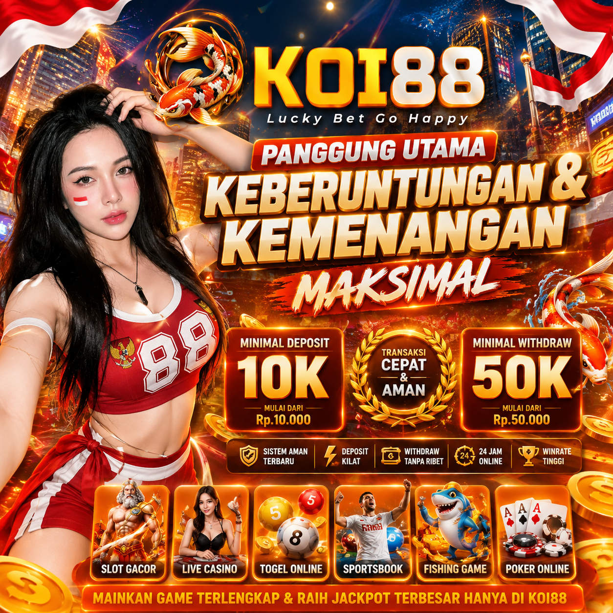 <title>KOI88 Showcase | Panggung Utama Keberuntungan & Kemenangan Maksimal</title>